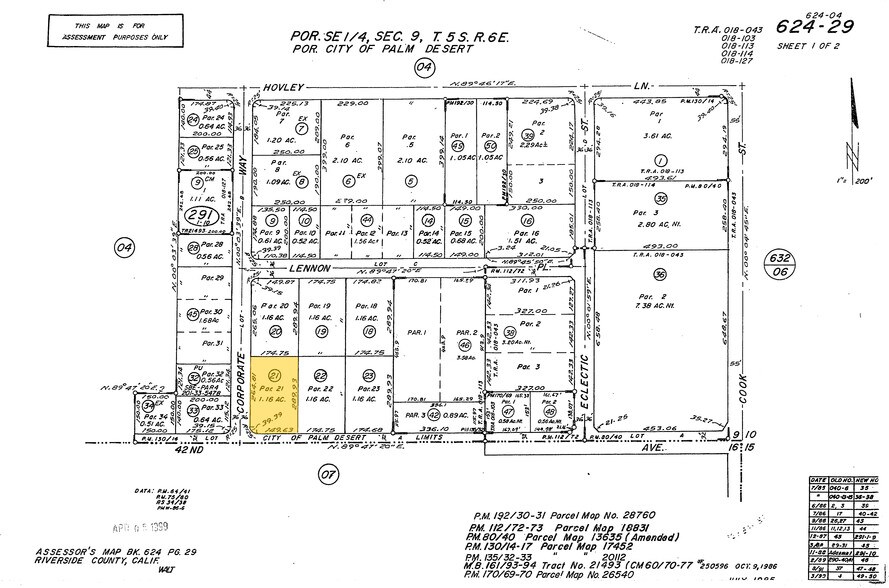 41900 Corporate Way, Palm Desert, CA à louer - Plan cadastral – Image 2 sur 12