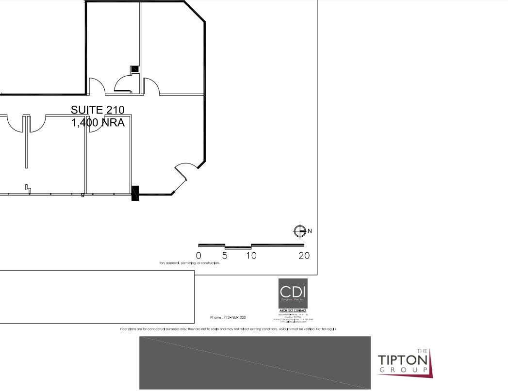 2500 Tanglewilde St, Houston, TX à louer Plan d’étage– Image 1 sur 1