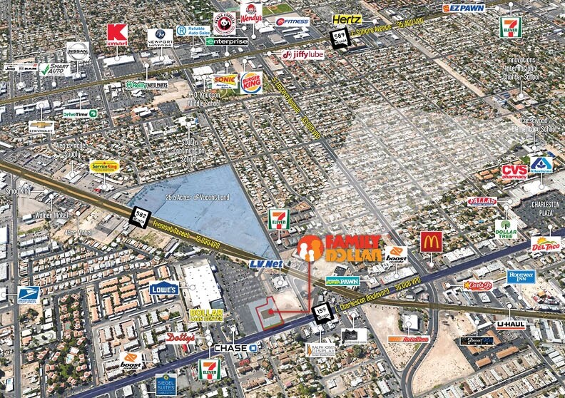 2597 E Charleston Blvd, Las Vegas, NV à vendre - Photo de l’immeuble – Image 3 sur 5