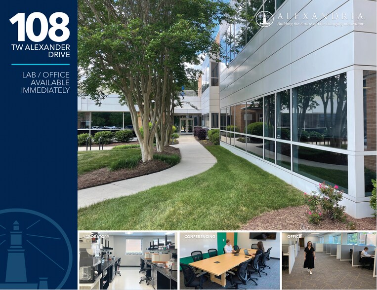 110 Tw Alexander Dr, Research Triangle Park, NC à louer - Photo de l’immeuble – Image 1 sur 8