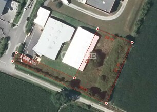 Morlaàs - Vue aérienne vue de carte