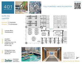 401 N Michigan Ave, Chicago, IL à louer Plan d’étage– Image 1 sur 1