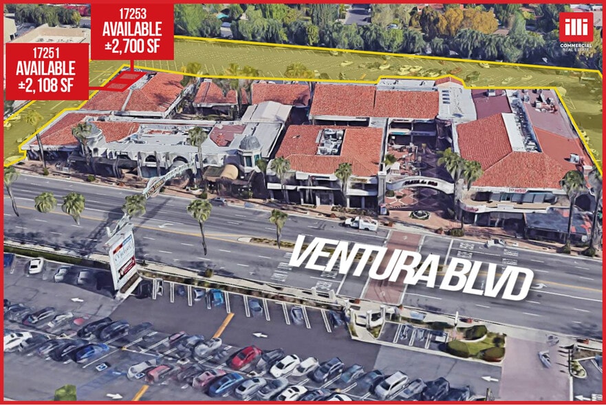 17157-17253 Ventura Blvd, Encino, CA à louer - Aérien – Image 1 sur 11