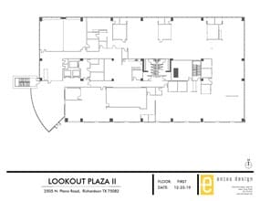 2505 N Plano Rd, Richardson, TX à louer Plan d’étage– Image 1 sur 1