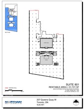 207 Queens Quay W, Toronto, ON à louer Plan d’étage– Image 1 sur 1