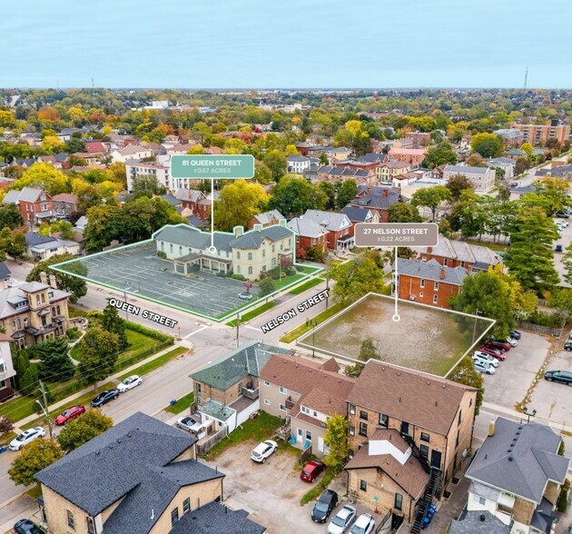 Brantford Funeral Homes Redevelopment portefeuille de 2 biens à vendre sur LoopNet.fr - Aérien – Image 2 sur 5