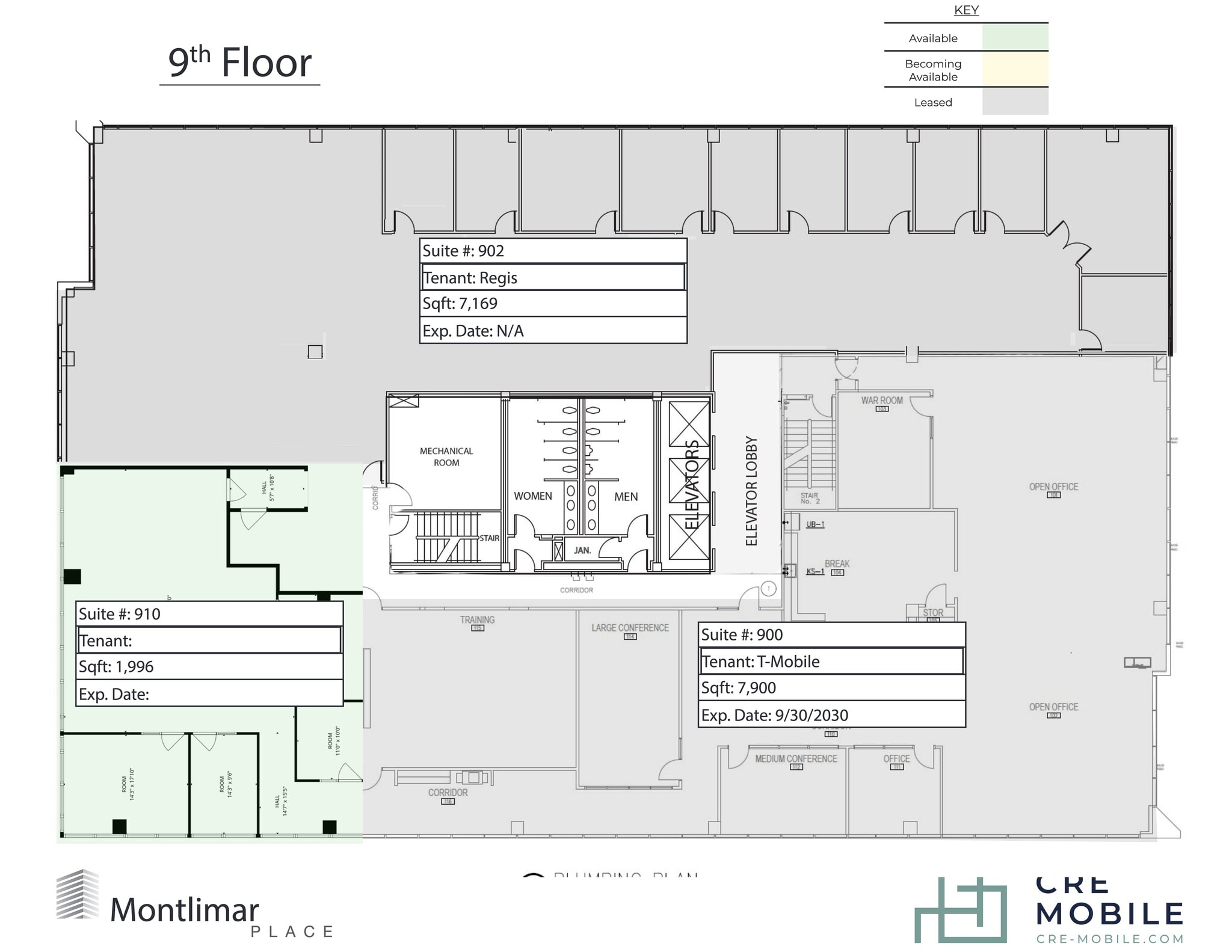 1110 Montlimar Dr, Mobile, AL à louer Plan de site– Image 1 sur 2