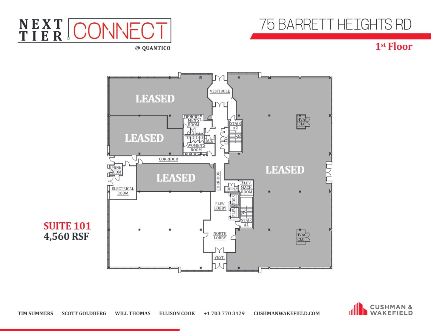 65 Barrett Heights Rd, Stafford, VA à louer Plan d’étage– Image 1 sur 1