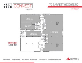 65 Barrett Heights Rd, Stafford, VA à louer Plan d’étage– Image 1 sur 1