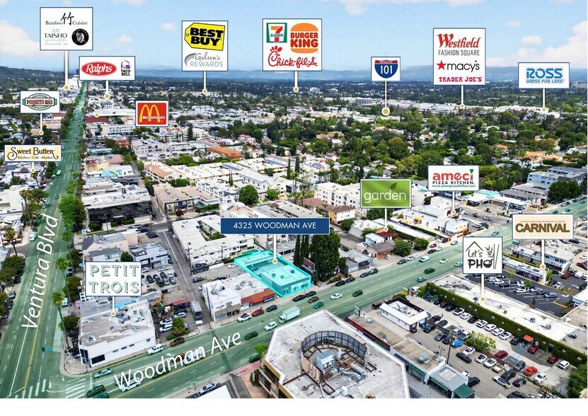 4325-4327 Woodman Ave, Sherman Oaks, CA à louer - Photo de l’immeuble – Image 2 sur 8
