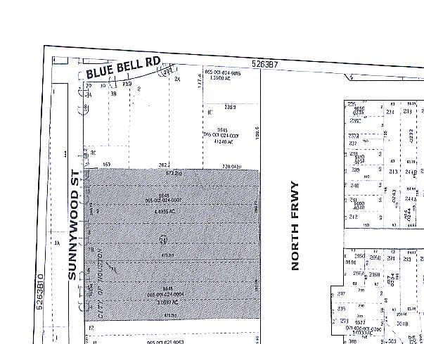 9645 North Fwy, Houston, TX à louer - Plan cadastral – Image 2 sur 2