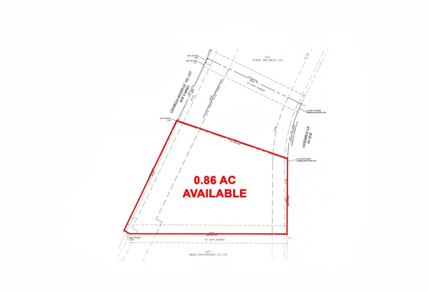 105B Assembly Ln, Bonaire, GA à vendre - Plan cadastral – Image 3 sur 3