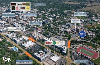 235 E Warm Springs Ave, Boise, ID - Vue aérienne vue de carte