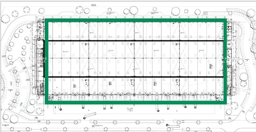 Industriel/Logistique dans Saint-Quentin-Fallavier à louer - Plan de site – Image 3 sur 3
