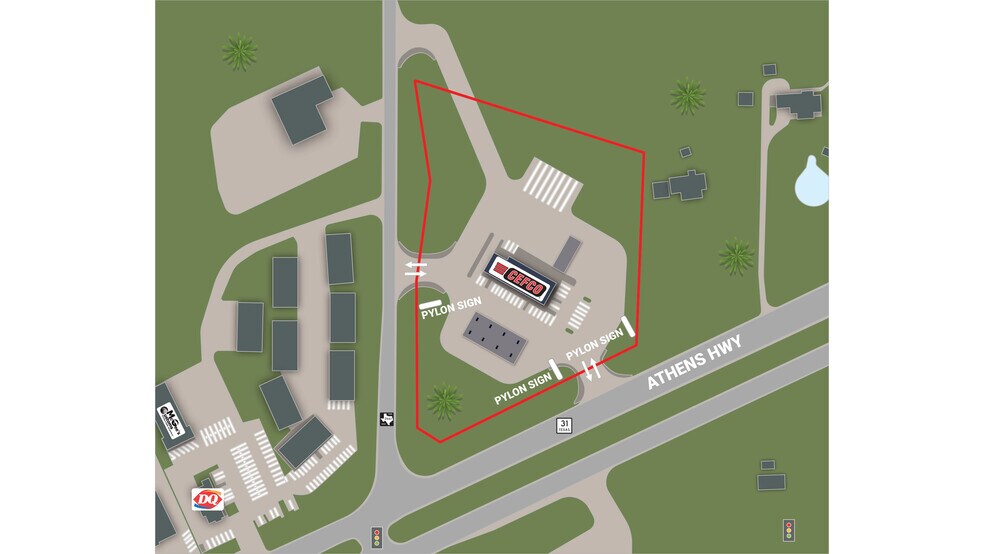 16158 State Highway 31 W, Tyler, TX à vendre - Photo de l’immeuble – Image 2 sur 3