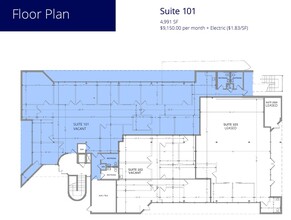 10065 Old Grove Rd, San Diego, CA à louer Plan d’étage– Image 1 sur 2