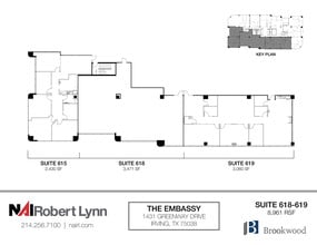 1431 Greenway Dr, Irving, TX à louer Plan d’étage– Image 2 sur 2