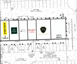 4315 W FM 2147, Cottonwood Shores, TX à louer Plan de site– Image 2 sur 2