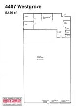 4401-4419 Westgrove Dr, Addison, TX à louer Plan d’étage– Image 1 sur 1