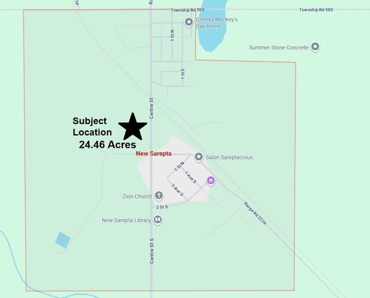 Centre St, Leduc County, AB à vendre - Aérien – Image 1 sur 18