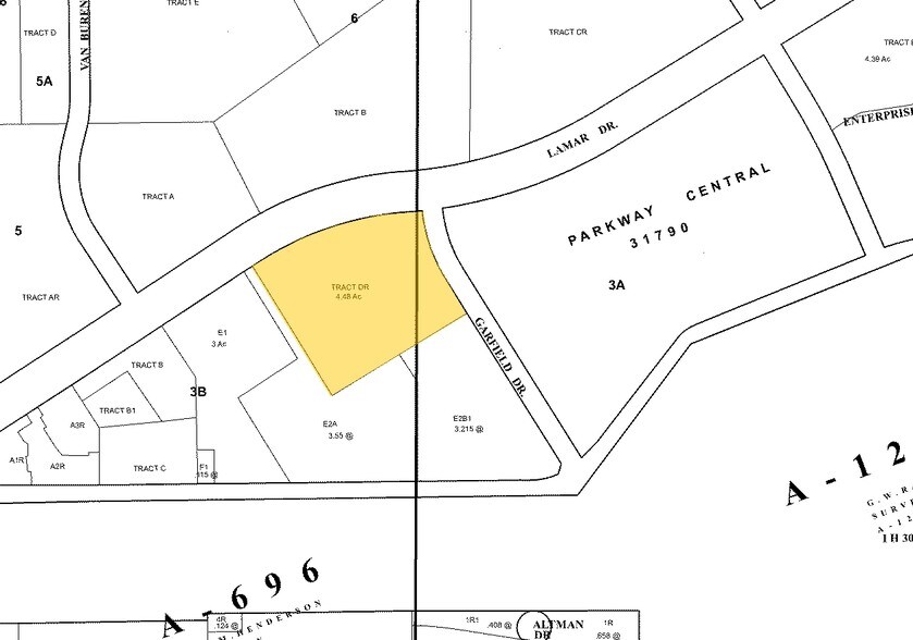 524 E Lamar Blvd, Arlington, TX à louer - Plan cadastral – Image 3 sur 17
