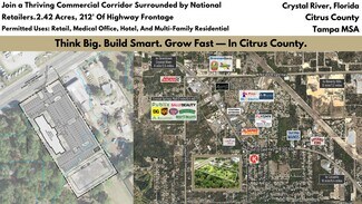 Plus de détails pour 6552 W Gulf To Lake Hwy, Crystal River, FL - Terrain à vendre