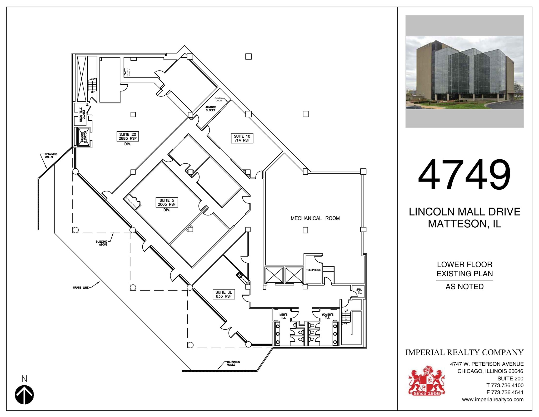 4749 Lincoln Mall Dr, Matteson, IL à louer Plan de site– Image 1 sur 9