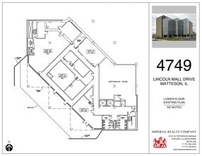 4749 Lincoln Mall Dr, Matteson, IL à louer Plan de site– Image 1 sur 9