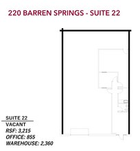 221 Barren Springs Dr, Houston, TX à louer Plan d’étage– Image 1 sur 1