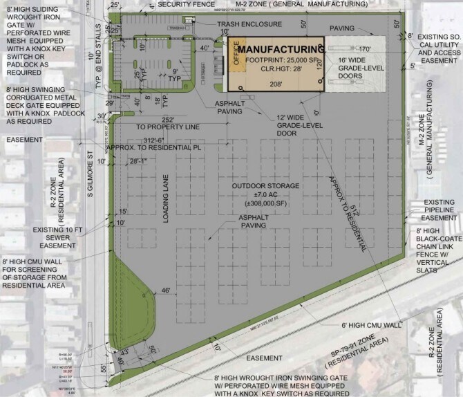 9.20 Acres Acacia & Gilmore St, Hemet, CA à vendre - Plan de site – Image 2 sur 6