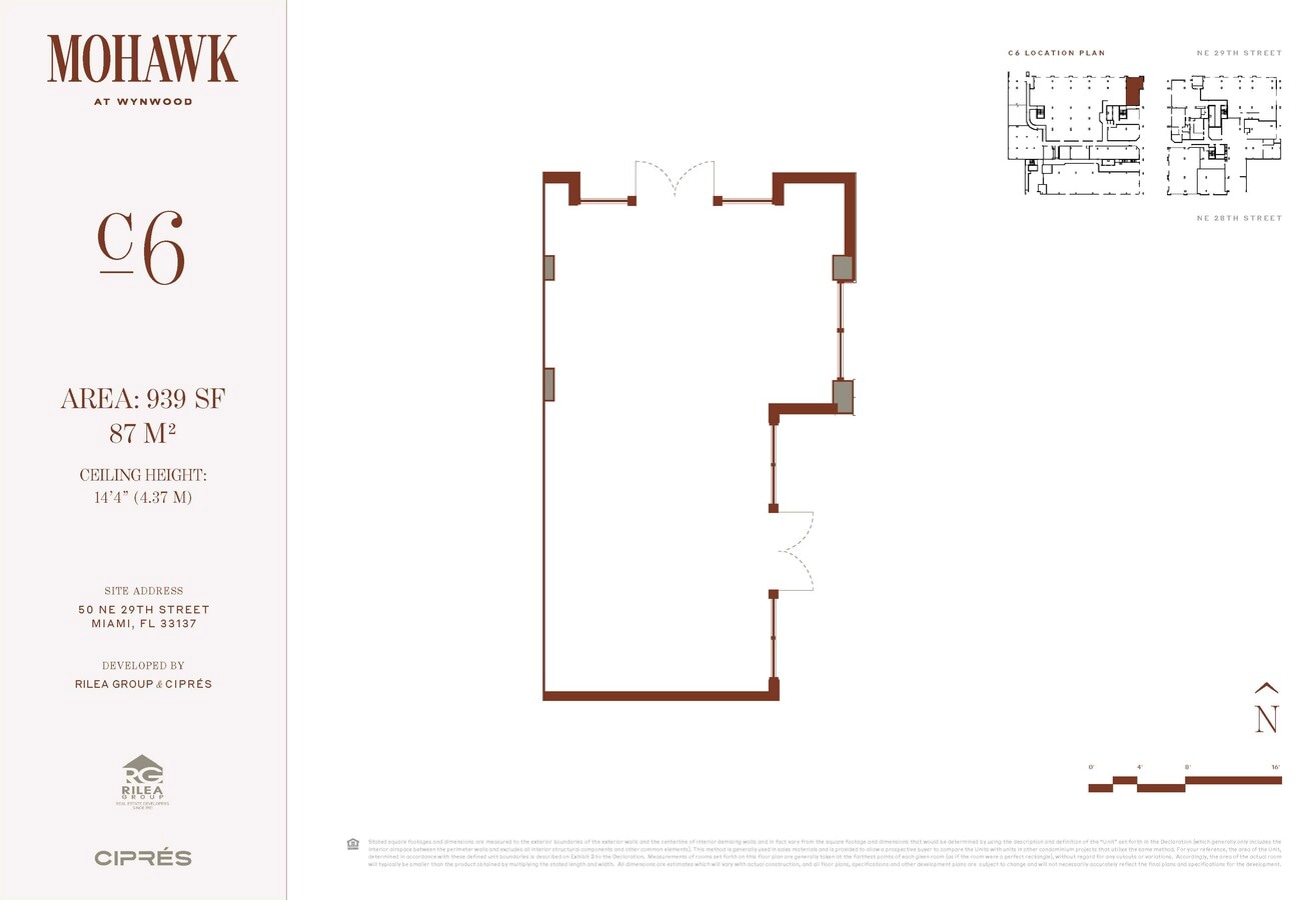 50 NE 29th St, Miami, FL 33137 - Lot C-6 -  - Plan d’étage - Image 1 of 1