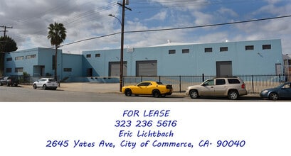 2645 Yates Ave, Commerce, CA à louer Photo de l’immeuble– Image 2 sur 11