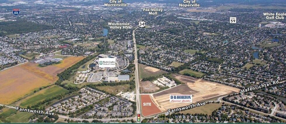 SEC Ogden Ave. & Farnsworth Ave, Aurora, IL à vendre Photo principale– Image 1 sur 2