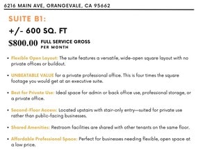 6216 Main Ave, Orangevale, CA à louer Photo intérieure– Image 2 sur 2