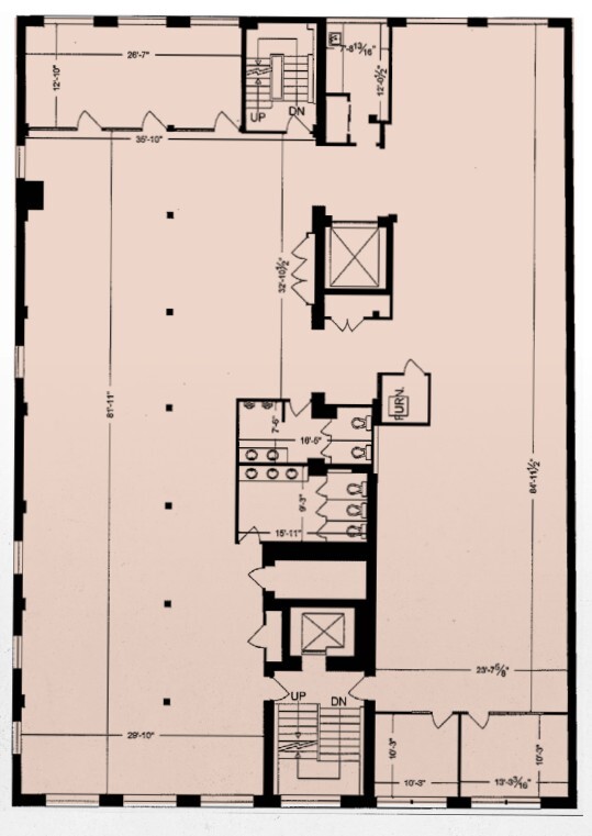 296 Richmond St W, Toronto, ON à louer Plan d’étage– Image 1 sur 1