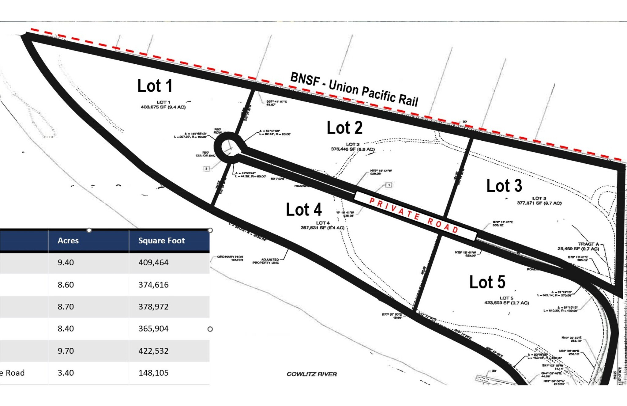 3515 Pleasant Hill Rd, Kelso, WA à louer Plan de site– Image 1 sur 3
