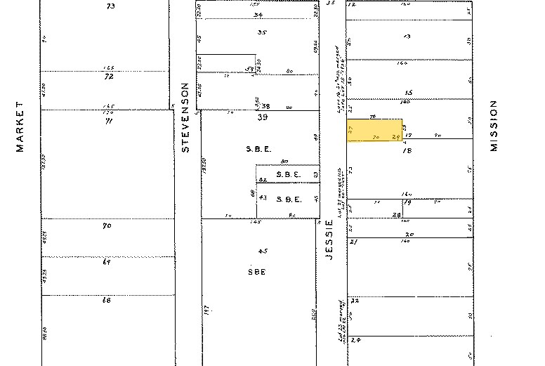 471 Jessie St, San Francisco, CA à louer - Plan cadastral – Image 2 sur 15