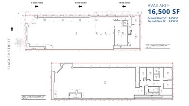 1 E Flagler St, Miami, FL à louer Plan d’étage– Image 2 sur 4