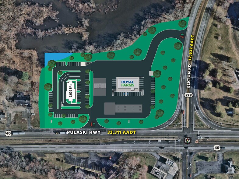 405 W Pulaski Hwy, Elkton, MD à louer - Photo de l’immeuble – Image 3 sur 4