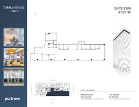 1201 Louisiana St, Houston, TX à louer Plan d’étage– Image 2 sur 2