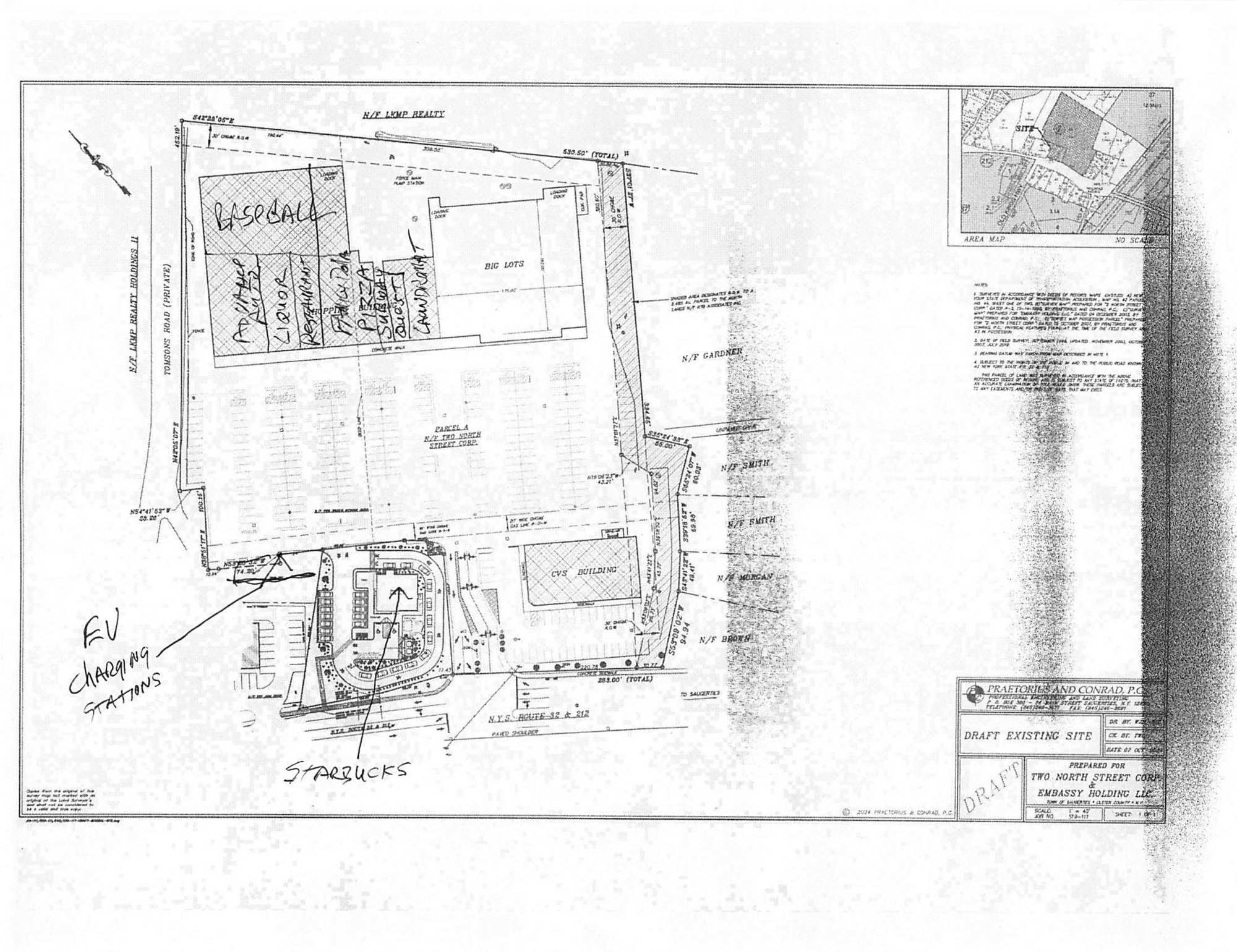 330 Rtes 212 & 32, Saugerties, NY à louer Plan de site– Image 1 sur 1