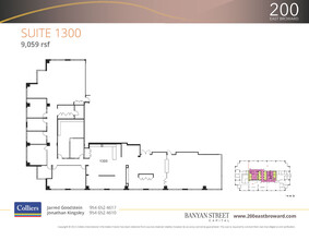 200 E Broward Blvd, Fort Lauderdale, FL à louer Plan d’étage– Image 1 sur 2