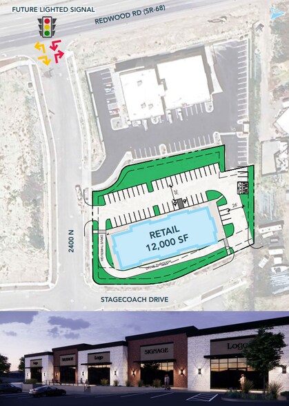 2400 Stagecoach Drive, Saratoga Springs, UT à louer - Plan de site – Image 3 sur 3