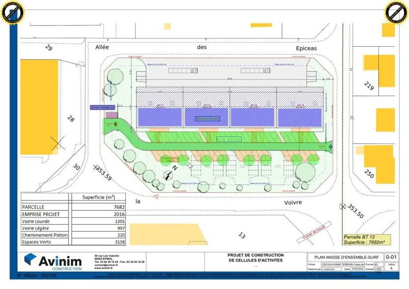 Local d'activités dans Épinal à vendre - Plan de site – Image 1 sur 1