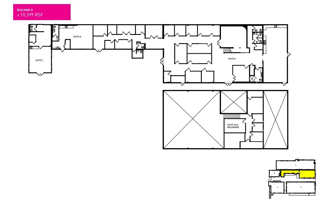 2435-2449 N Naomi St, Burbank, CA à louer Plan d’étage– Image 1 sur 1