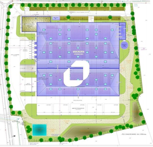 Industriel/Logistique dans Saint-Jean-de-la-Neuville à louer - Plan de site – Image 3 sur 5
