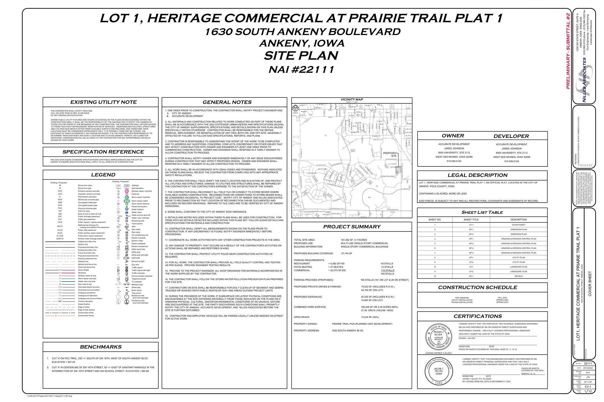 1630 S Ankeny Blvd, Ankeny, IA à louer Plan de site– Image 1 sur 11