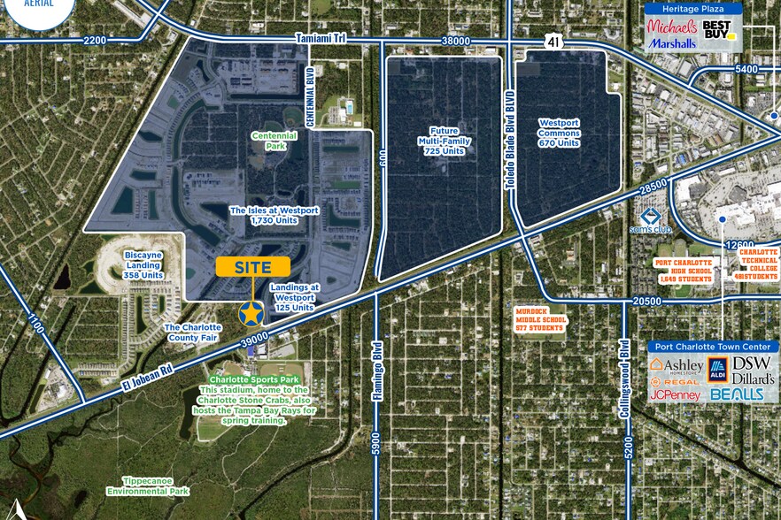 2155 Centennial, Port Charlotte, FL à louer - Photo de l’immeuble – Image 1 sur 7