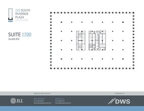 222 S Riverside Plz, Chicago, IL à louer Plan de site– Image 2 sur 2