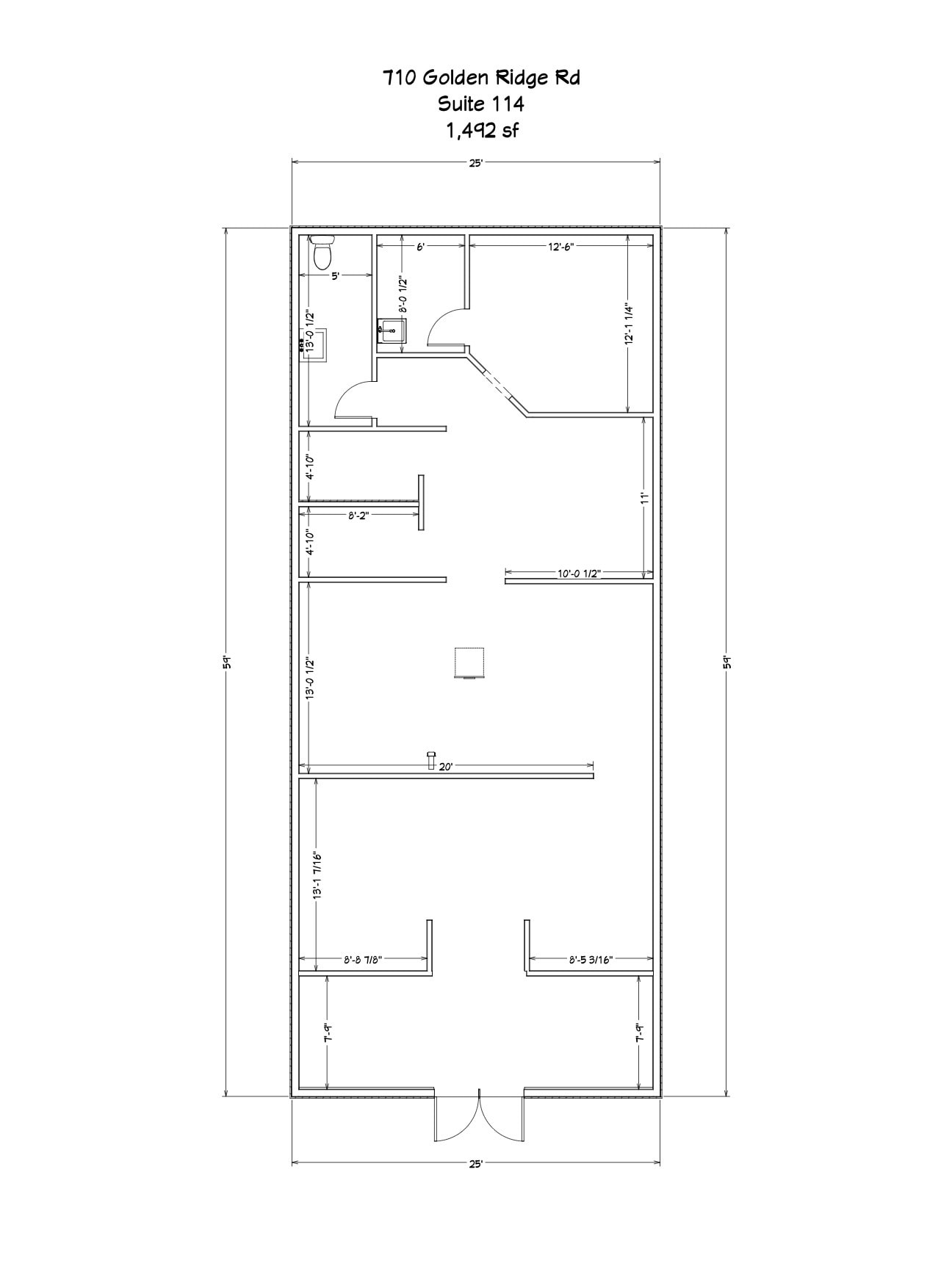 710 Golden Ridge Rd, Golden, CO à louer Plan d’étage– Image 1 sur 1
